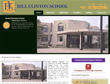 Tablet Screenshot of billclintonschool.com